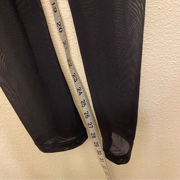 WEISSMAN Dance Costume unitard mesh catsuit jumpsuit black Dark Side SM13021 SA - Picture 10 of 15